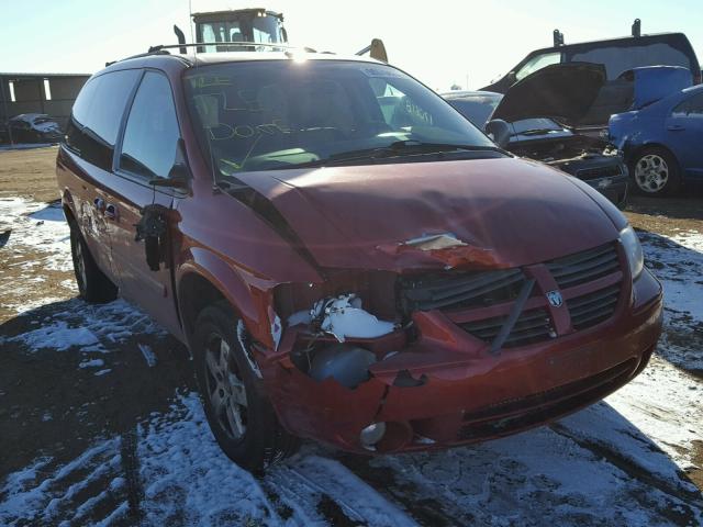 2D4GP44L97R217149 - 2007 DODGE GRAND CARA RED photo 1