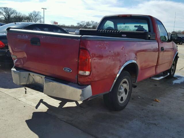 1FTDF1723VNA33646 - 1997 FORD F150 RED photo 4