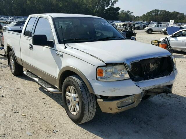 1FTPX12564KD96258 - 2004 FORD F150 WHITE photo 1