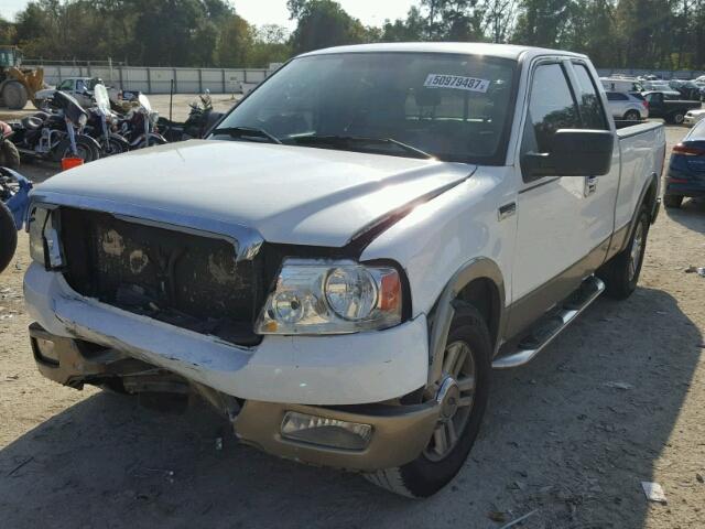 1FTPX12564KD96258 - 2004 FORD F150 WHITE photo 2