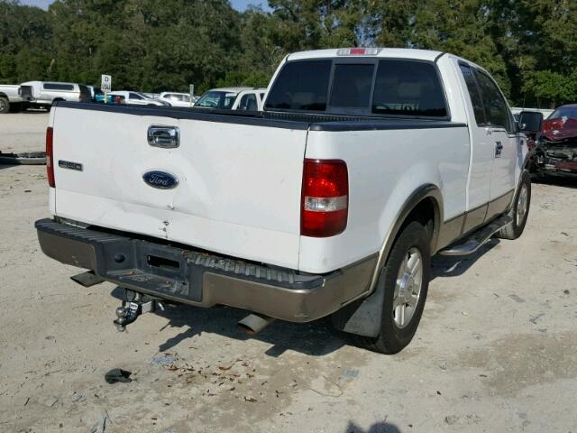 1FTPX12564KD96258 - 2004 FORD F150 WHITE photo 4