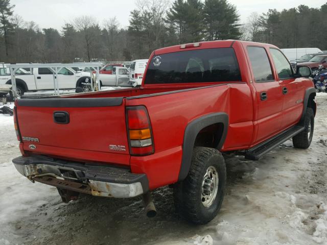 1GTHK23U64F137826 - 2004 GMC SIERRA K25 RED photo 4