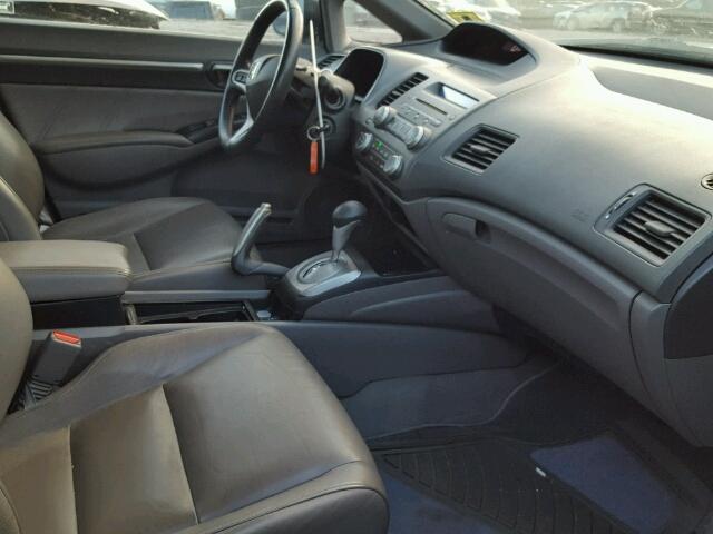 2HGFA16959H510163 - 2009 HONDA CIVIC EXL ლურჯი ფოტო 5