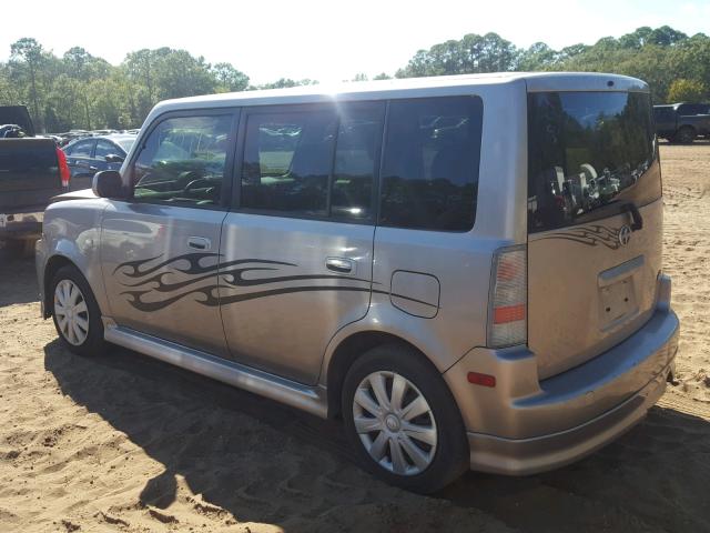 JTLKT324550208324 - 2005 TOYOTA SCION XB ნაცრისფერი ფოტო 3