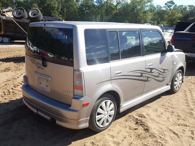 JTLKT324550208324 - 2005 TOYOTA SCION XB ნაცრისფერი ფოტო 4
