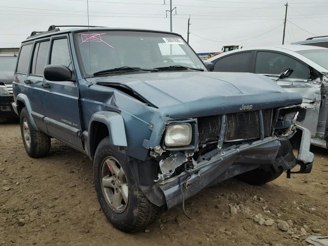 1J4FF68S6XL576468 - 1999 JEEP CHEROKEE S BLUE photo 1