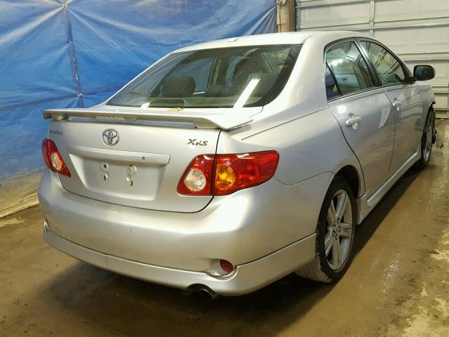2T1BE40E79C026725 - 2009 TOYOTA COROLLA XR 银色 照片 4