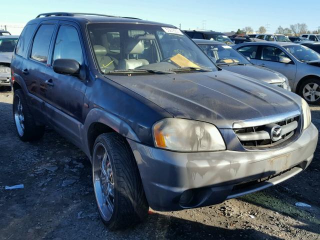 4F2YU08102KM10857 - 2002 MAZDA TRIBUTE LX BLUE photo 1