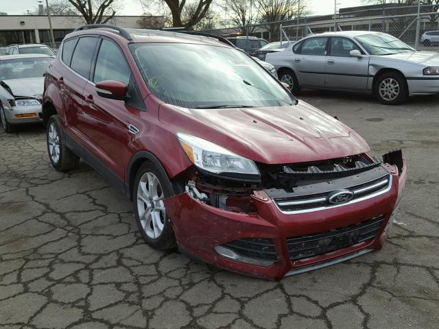 1FMCU9HX9DUA81629 - 2013 FORD ESCAPE SEL RED photo 1