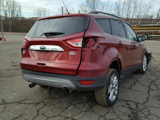 1FMCU9HX9DUA81629 - 2013 FORD ESCAPE SEL RED photo 4