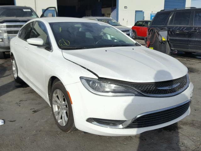 1C3CCCAB5GN152752 - 2016 CHRYSLER 200 LIMITE WHITE photo 1