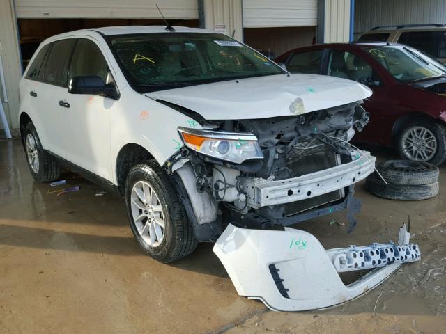 2FMDK3GC1DBC70139 - 2013 FORD EDGE SE WHITE photo 1