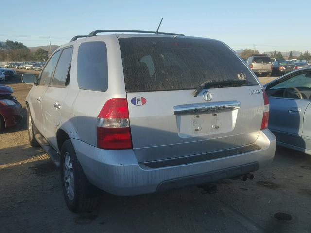 2HNYD18673H518185 - 2003 ACURA MDX TOURIN SILVER photo 3