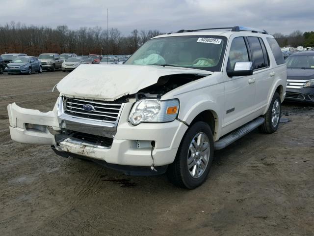 1FMEU65E87UB36716 - 2007 FORD EXPLORER L CREAM photo 2