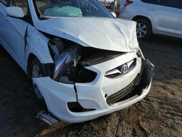 KMHCU4AE9CU269660 - 2012 HYUNDAI ACCENT GLS WHITE photo 9