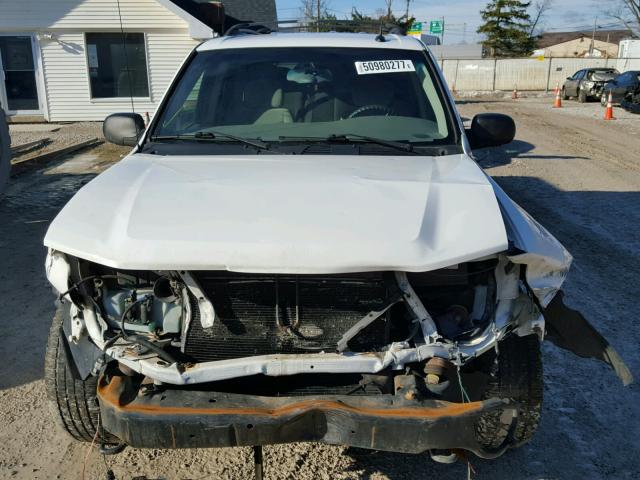 1GNDT13S652187209 - 2005 CHEVROLET TRAILBLAZE WHITE photo 9