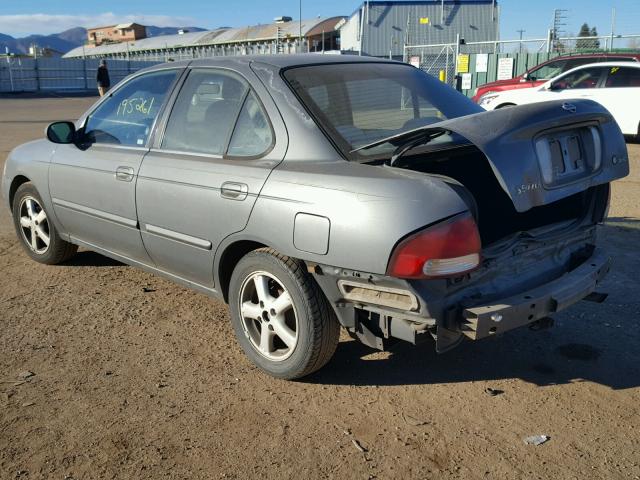 3N1CB51D8YL323347 - 2000 NISSAN SENTRA BAS GRAY photo 3