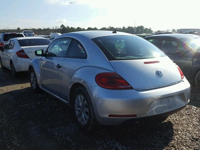 3VWFP7AT1EM606805 - 2014 VOLKSWAGEN BEETLE SILVER photo 3