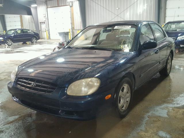 KMHWF25S5YA320964 - 2000 HYUNDAI SONATA GL BLUE photo 2