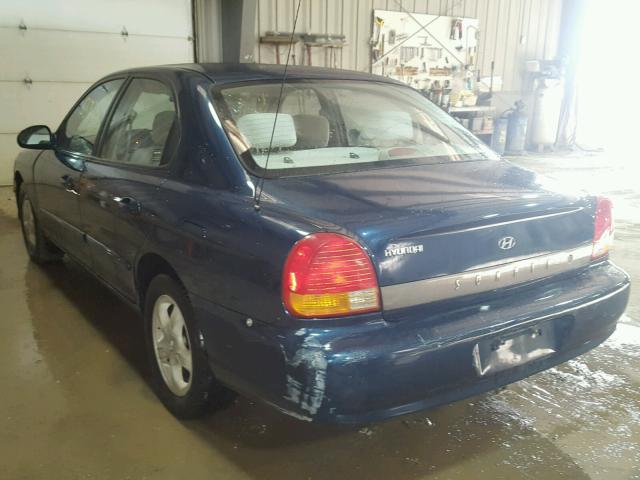 KMHWF25S5YA320964 - 2000 HYUNDAI SONATA GL BLUE photo 3