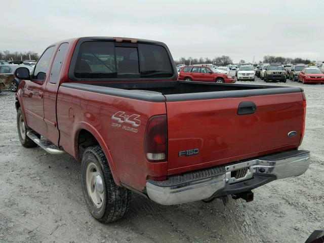 1FTRX18L7YKB02922 - 2000 FORD F150 RED photo 3