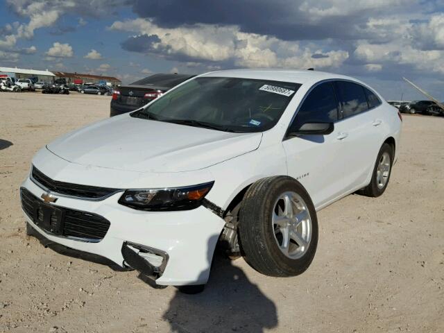 1G1ZB5ST8GF343239 - 2016 CHEVROLET MALIBU LS WHITE photo 1