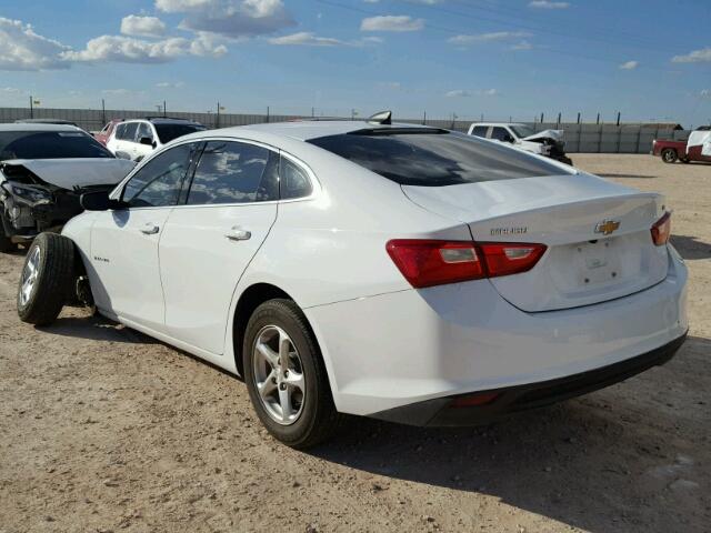 1G1ZB5ST8GF343239 - 2016 CHEVROLET MALIBU LS WHITE photo 3