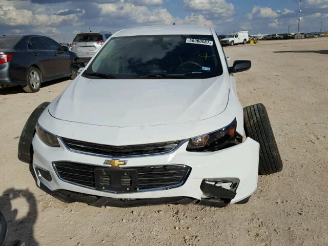 1G1ZB5ST8GF343239 - 2016 CHEVROLET MALIBU LS WHITE photo 9