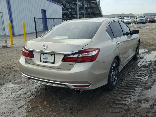 1HGCR2F31HA238771 - 2017 HONDA ACCORD LX GOLD photo 4