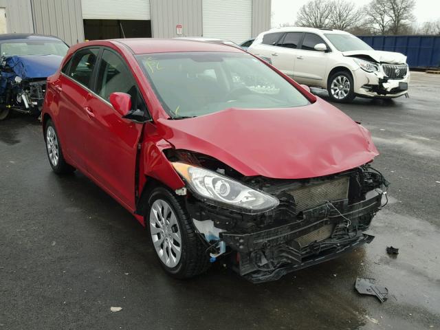 KMHD35LH8HU364237 - 2017 HYUNDAI ELANTRA GT RED photo 1