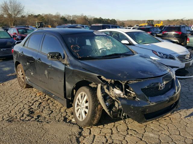 1NXBU40E69Z143911 - 2009 TOYOTA COROLLA BA BLACK photo 1