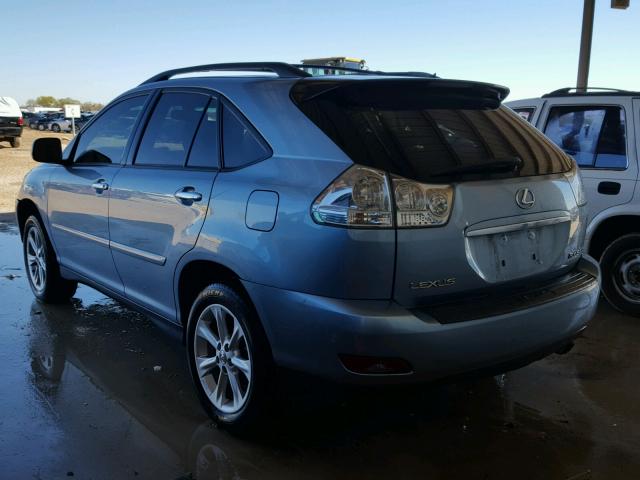 2T2GK31U09C077560 - 2009 LEXUS RX 350 BLUE photo 3