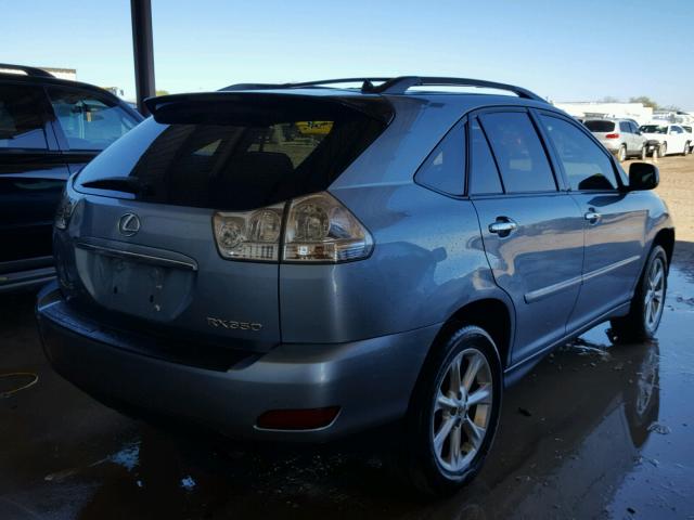 2T2GK31U09C077560 - 2009 LEXUS RX 350 BLUE photo 4