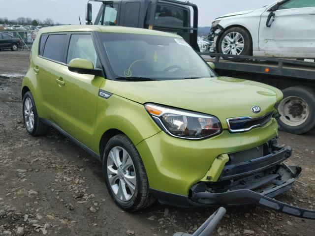 KNDJP3A56F7785006 - 2015 KIA SOUL + GREEN photo 1