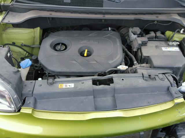 KNDJP3A56F7785006 - 2015 KIA SOUL + GREEN photo 7