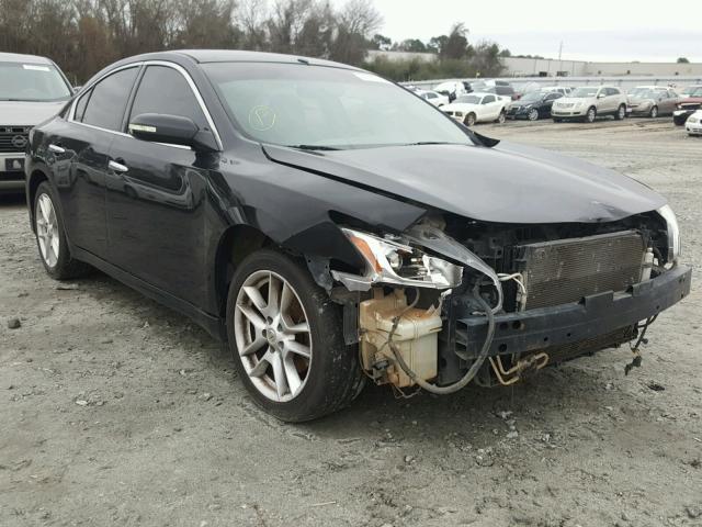 1N4AA51E19C846471 - 2009 NISSAN MAXIMA S BLACK photo 1