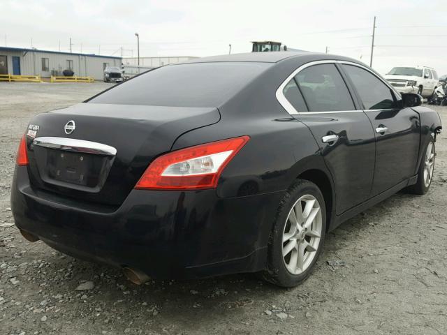 1N4AA51E19C846471 - 2009 NISSAN MAXIMA S BLACK photo 4