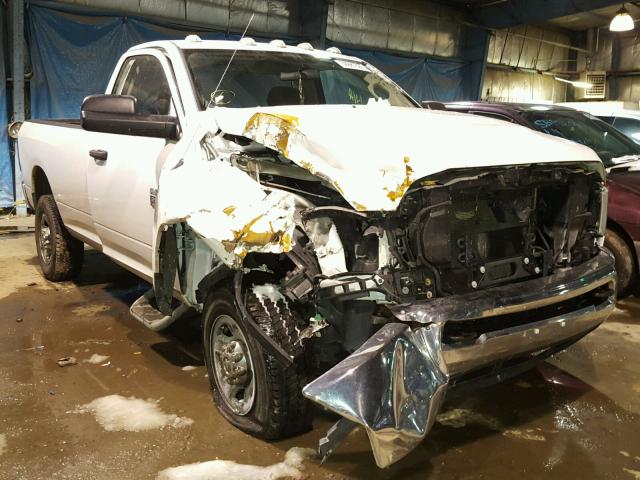 3C6LD5AT9CG127943 - 2012 DODGE RAM 2500 S WHITE photo 1