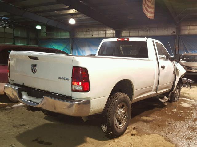 3C6LD5AT9CG127943 - 2012 DODGE RAM 2500 S WHITE photo 4