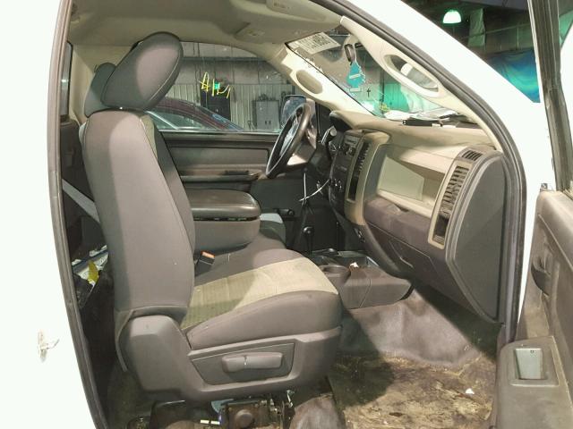 3C6LD5AT9CG127943 - 2012 DODGE RAM 2500 S WHITE photo 5