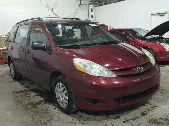 5TDKK4CC2AS289820 - 2010 TOYOTA SIENNA CE MAROON photo 1