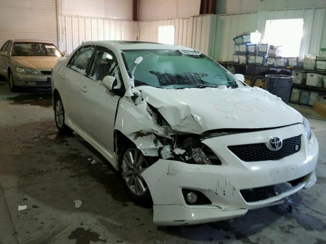 2T1BU4EE7AC262548 - 2010 TOYOTA COROLLA BA WHITE photo 9