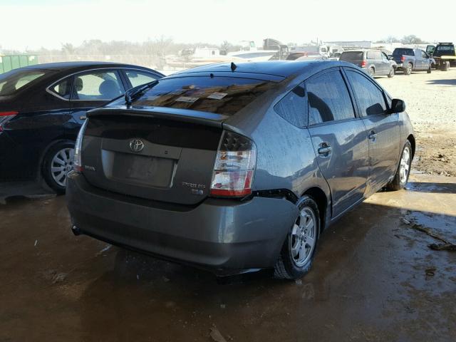 JTDKB20U940086416 - 2004 TOYOTA PRIUS GRAY photo 4