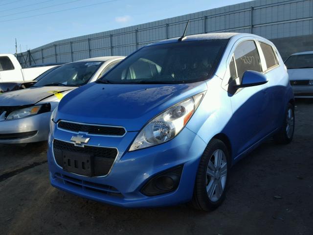 KL8CB6S91DC547989 - 2013 CHEVROLET SPARK LS BLUE photo 2