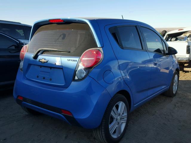 KL8CB6S91DC547989 - 2013 CHEVROLET SPARK LS BLUE photo 4