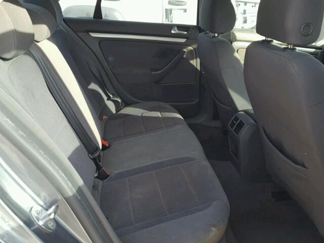 3VWPF71K26M800856 - 2006 VOLKSWAGEN JETTA VALU GRAY photo 6