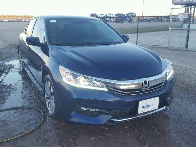 1HGCR2F13HA254016 - 2017 HONDA ACCORD SPO BLUE photo 1