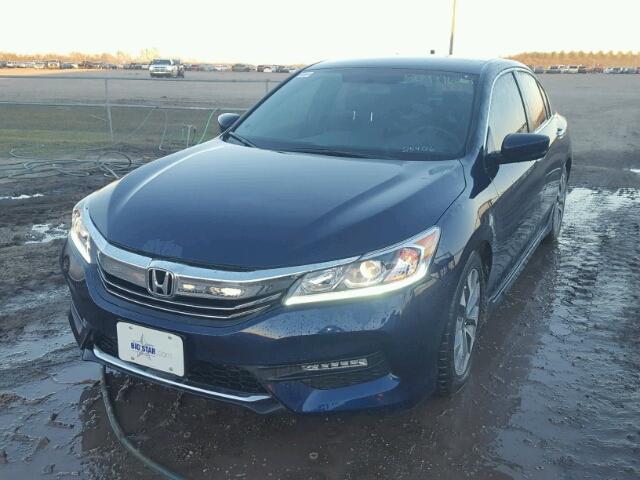 1HGCR2F13HA254016 - 2017 HONDA ACCORD SPO BLUE photo 2