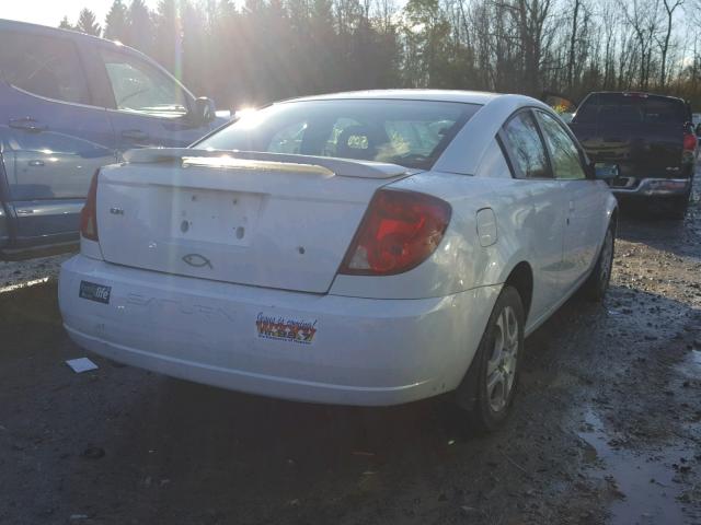 1G8AM12F94Z179084 - 2004 SATURN ION LEVEL WHITE photo 4