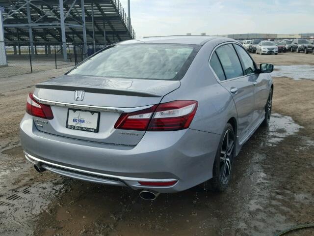 1HGCR2F51HA258486 - 2017 HONDA ACCORD SPO SILVER photo 4